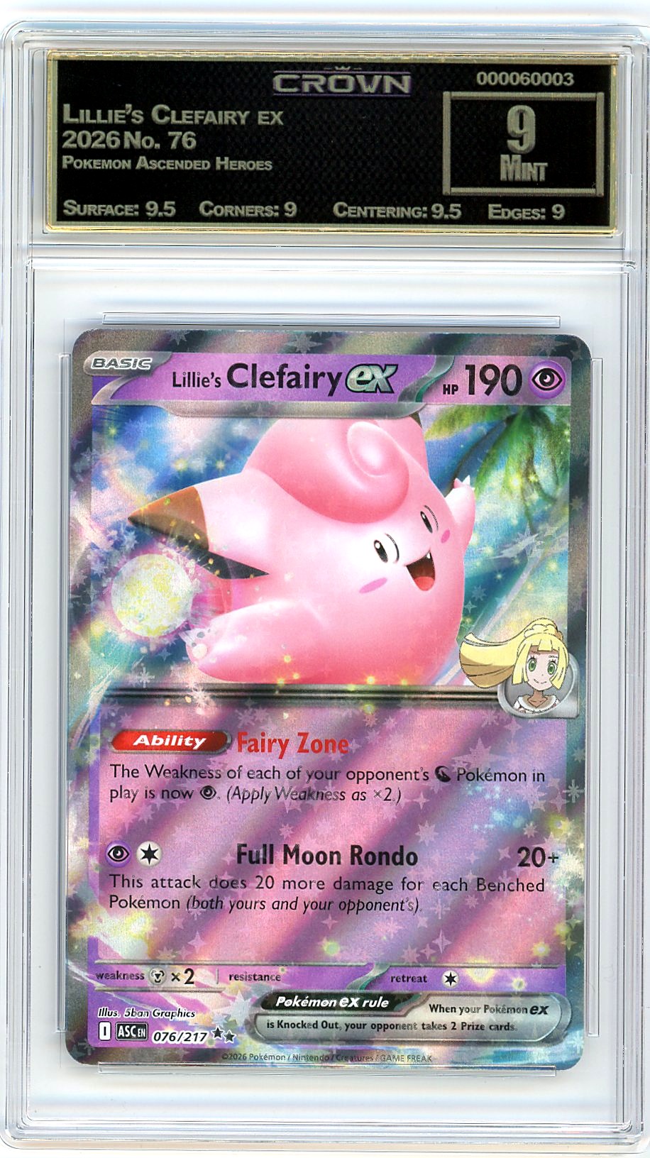 Lillie's Clefairy ex