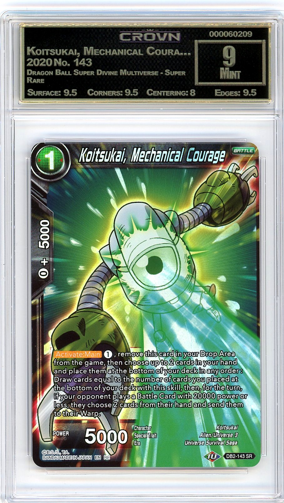 Koitsukai, Mechanical Coura…