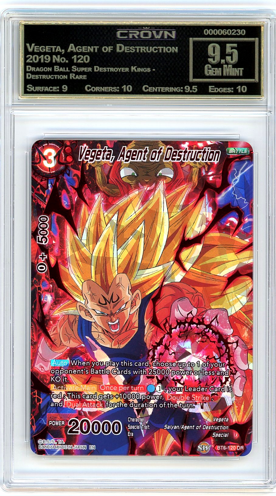 Vegeta, Agent of Destruction