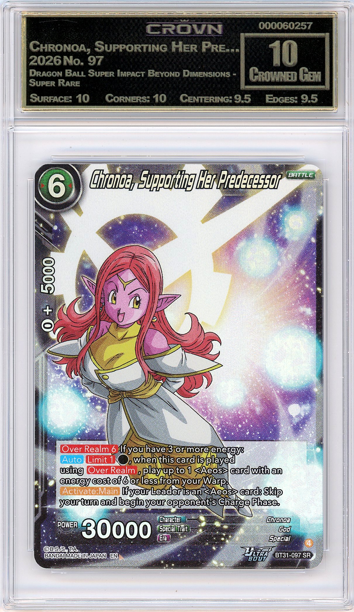 Chronoa, Supporting Her Pre…