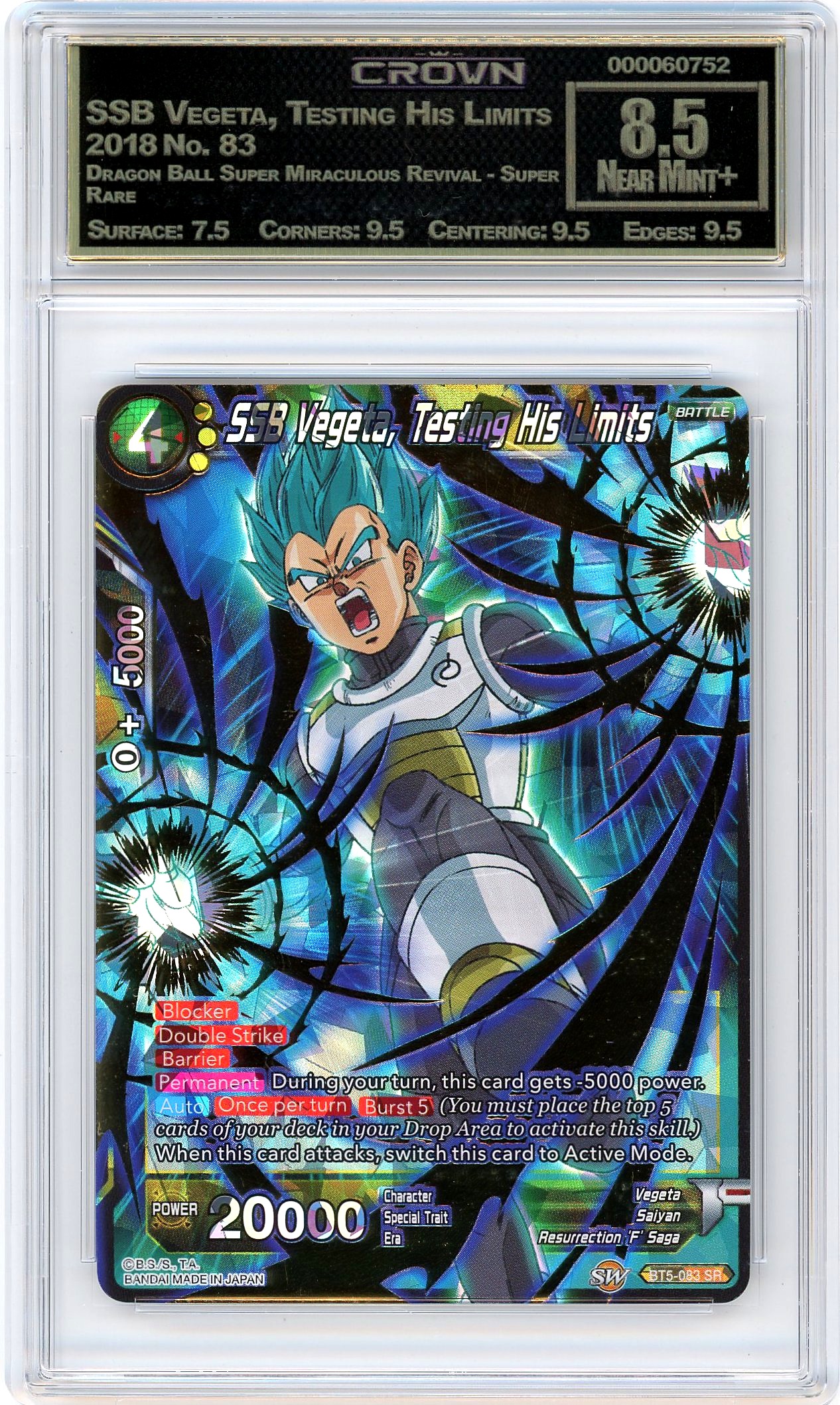 SSB Vegeta, Testing His Limits