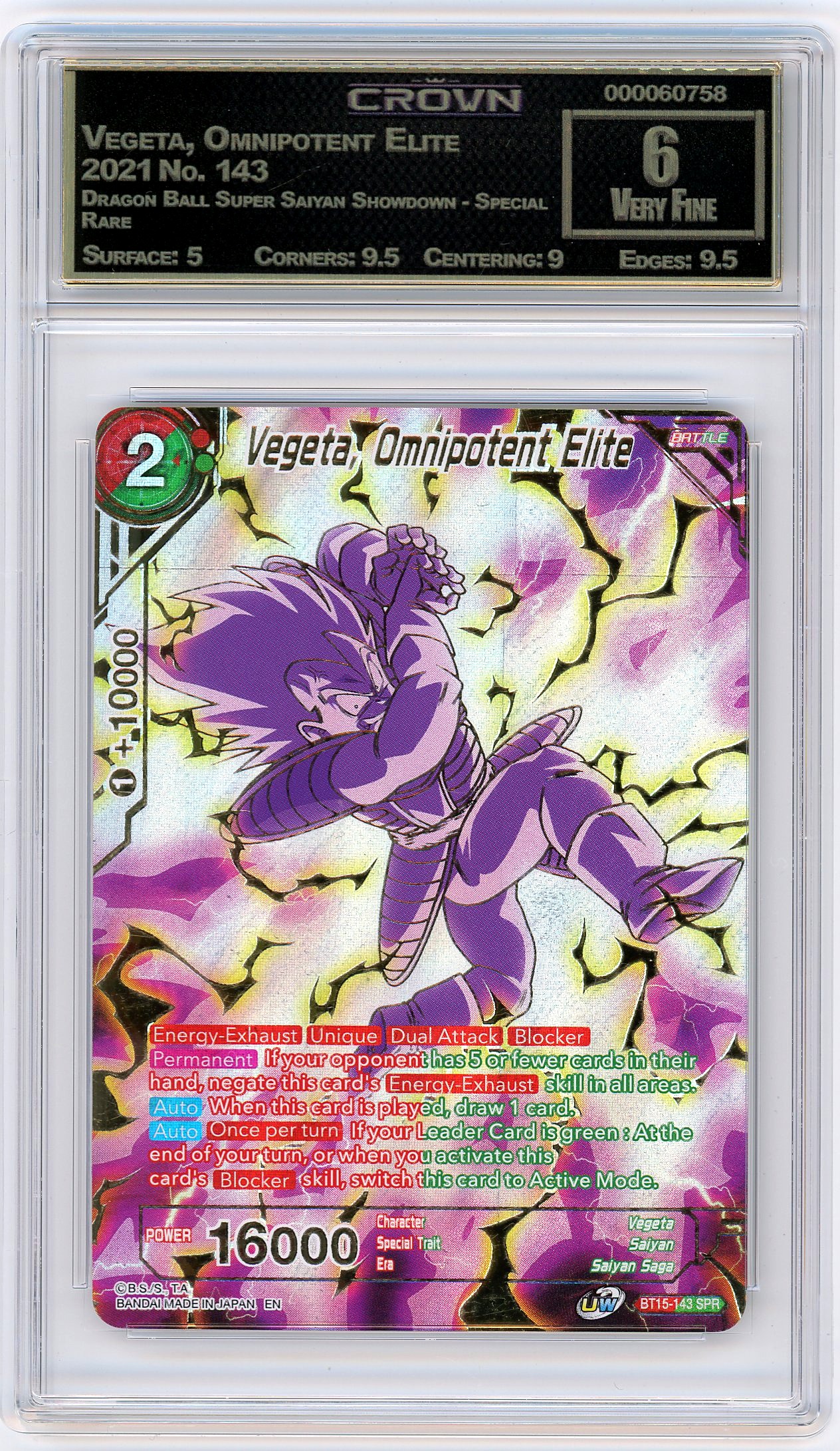 Vegeta, Omnipotent Elite