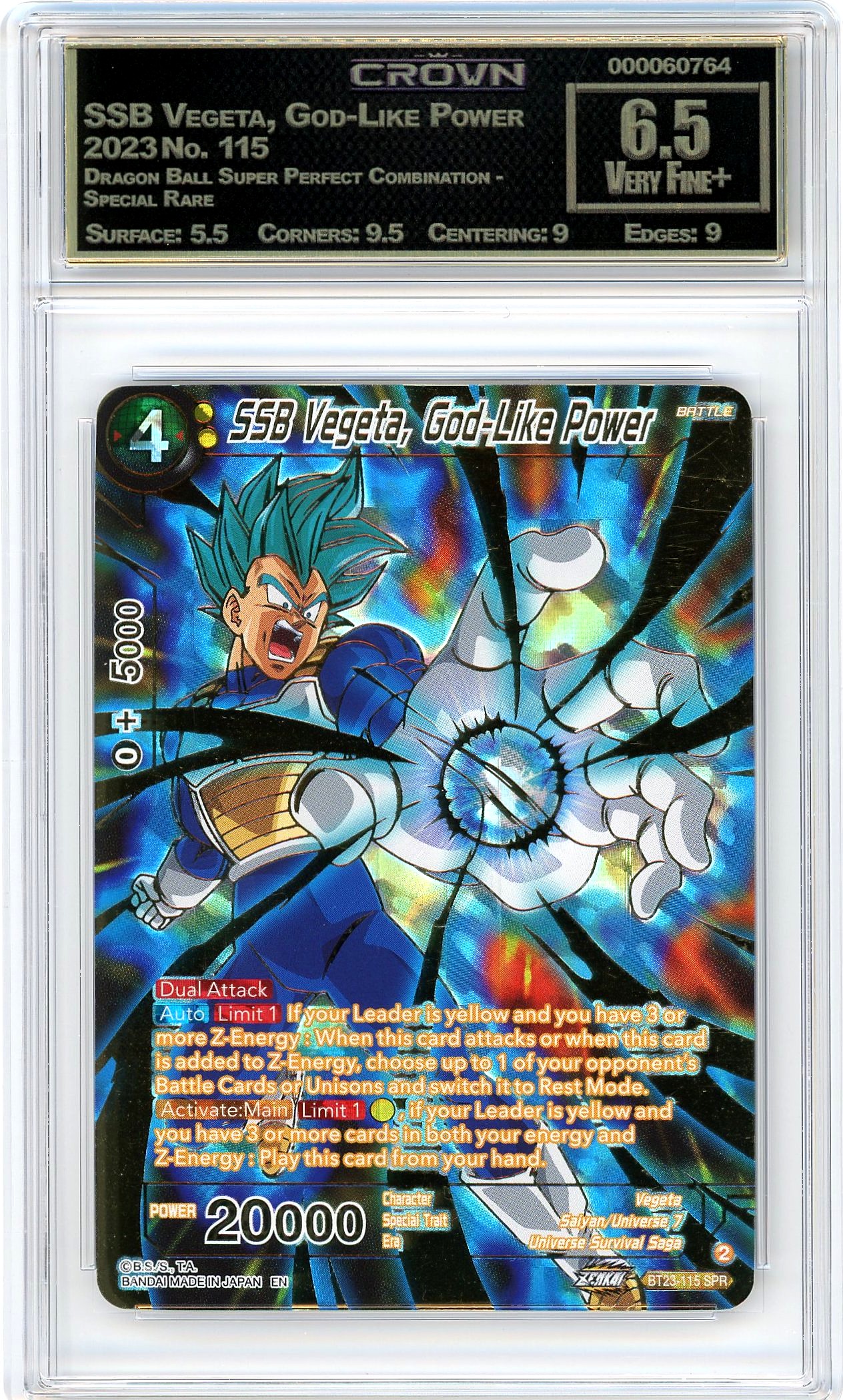 SSB Vegeta, God-Like Power